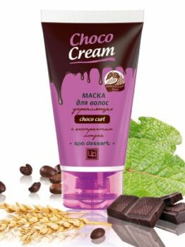 Маска для волос с экстрактом лопуха «Choco Cream» - Укрепляющая