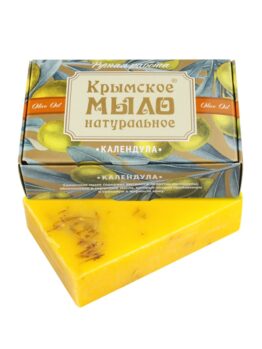 Крымское мыло натуральное на оливковом масле «Календула»
