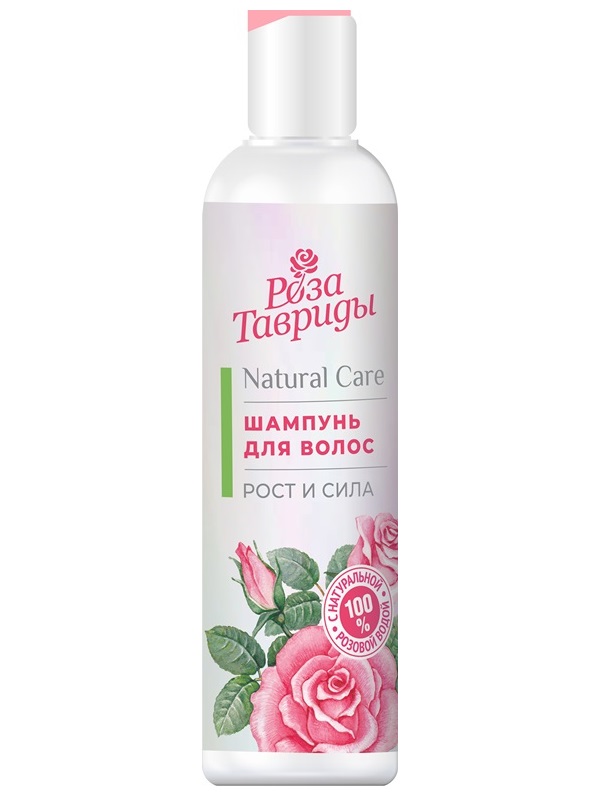 Шампунь для волос с натуральной розовой водой «Роза Тавриды» - Рост и сила